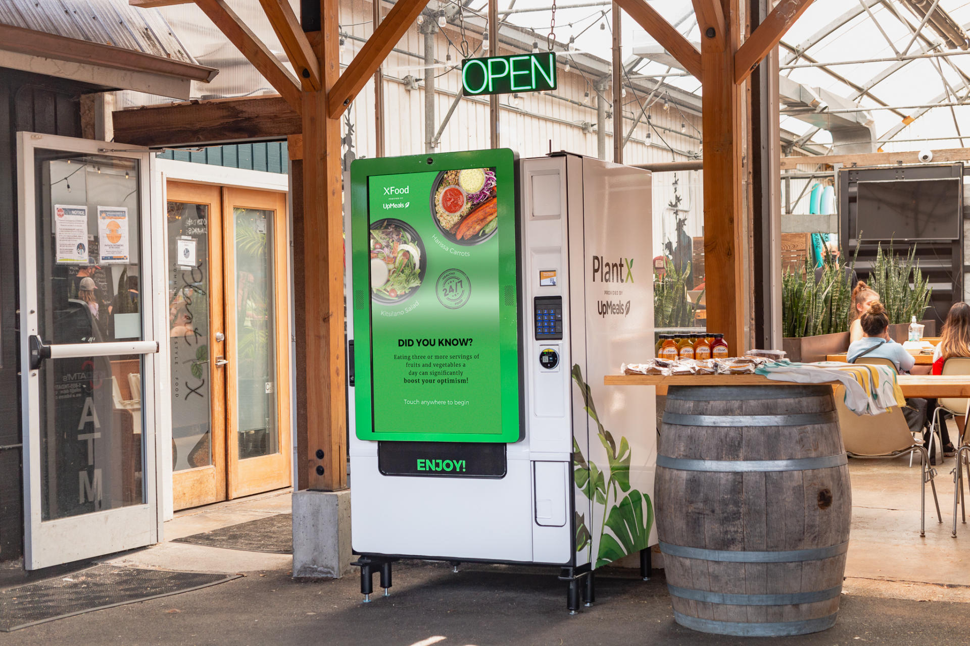PlantX branded SmartVending Machine in Squamish